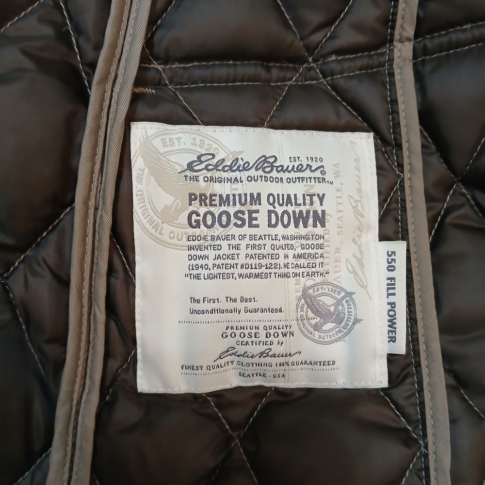 Eddie Bauer Goose Down Quilted Jacket - Picture 13 of 15
